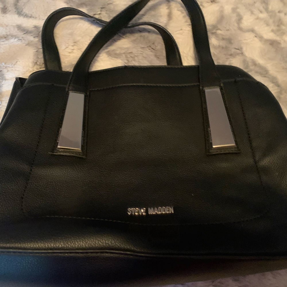 Steve Madden Black Satchel